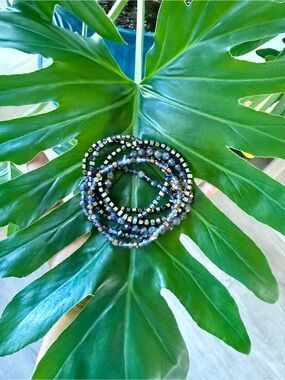 Faceted Iolite Bracelet (one)